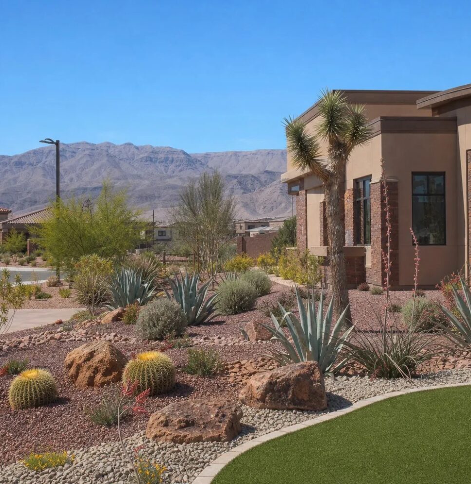 Commercial office landscape in Las Vegas