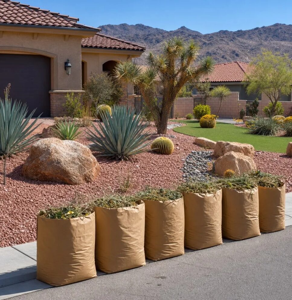 Finished curb appeal in Las Vegas