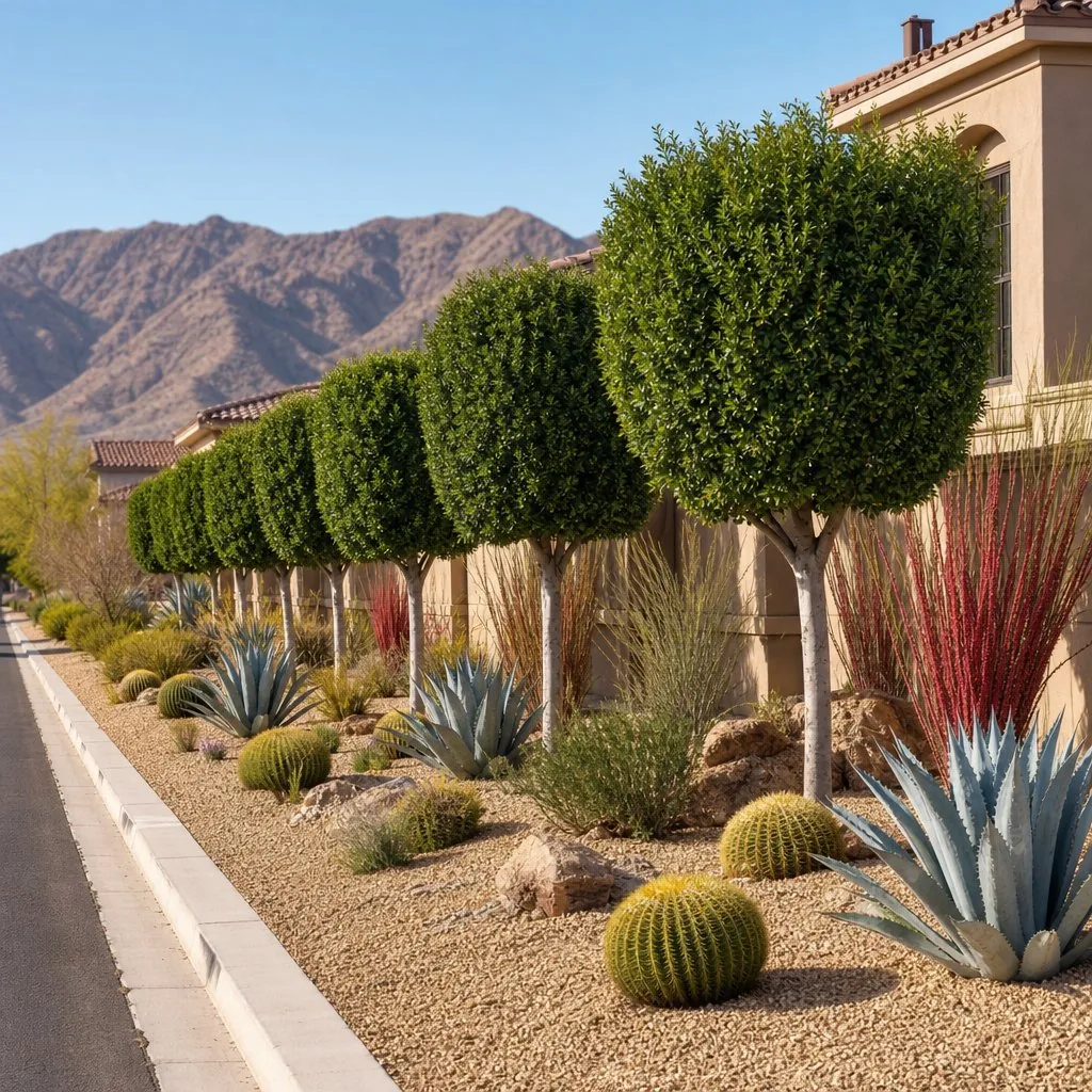 Completed tree trimming and clearance work in Las Vegas